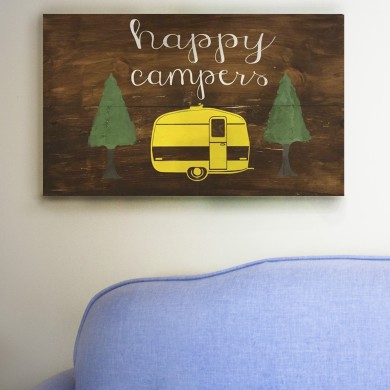 Happy Campers 12x24