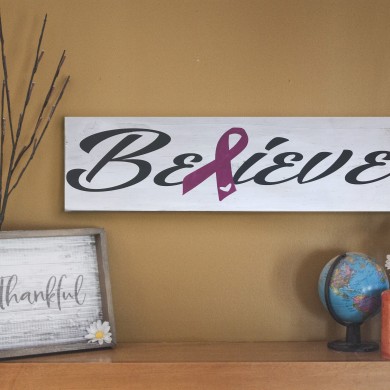 Believe for Breast Cancer 8x24